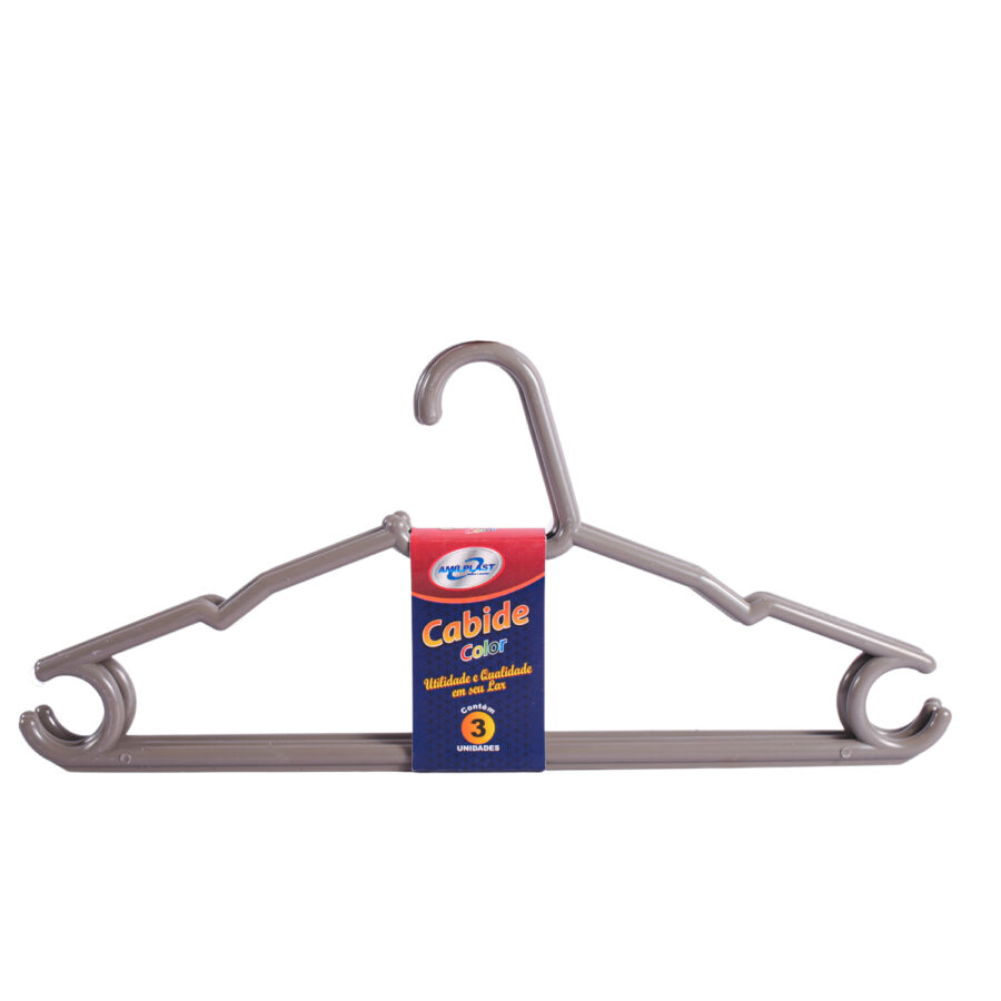 3 Cabides Color Cinza - 1013 - Image 4