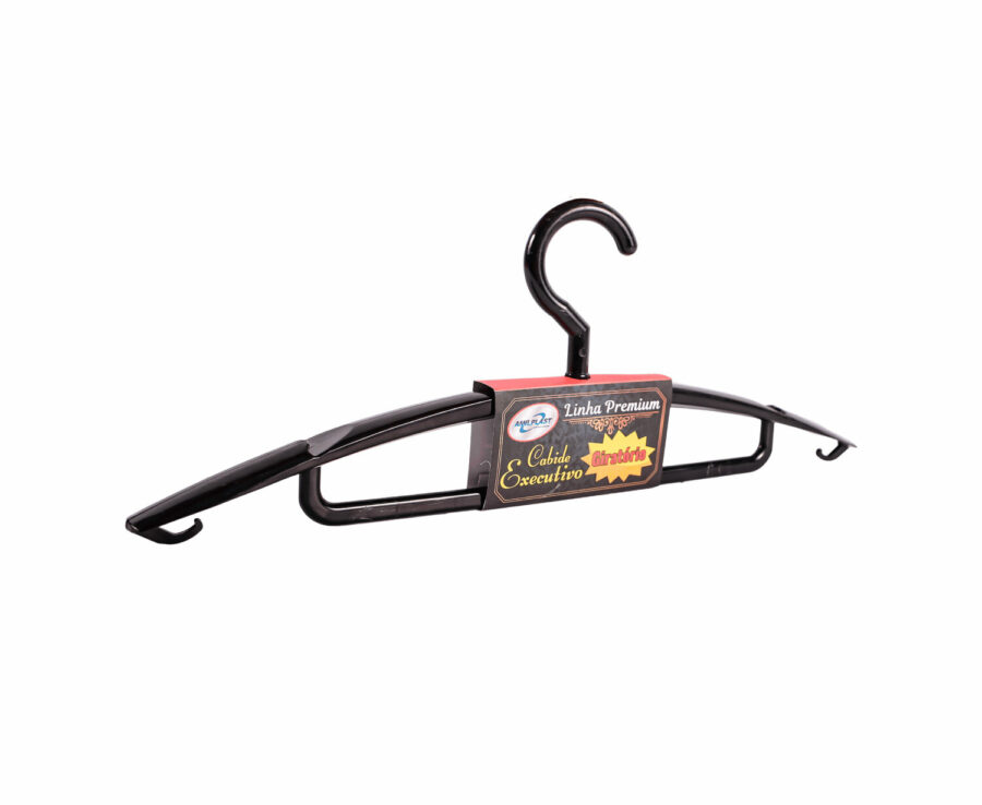 Cabide Executivo Color Preto- 1025-C