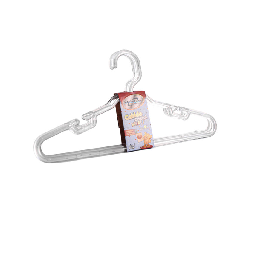 3 Cabides infantis Cristal Color REF- 1029-C - Imagem 3
