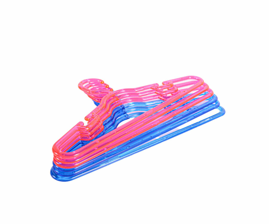 3 Cabides Infantis Cristal Color Rosa REF - 1029-C - Image 5