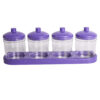 P. Condimentos c/ 4 Potes Roxo - 1073 - Imagem 3
