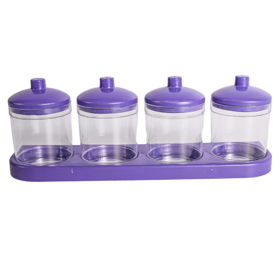 P. Condimentos c/ 4 Potes Roxo - 1073 - Imagem 3